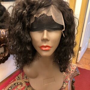 Curly Brown Lace Front Wig